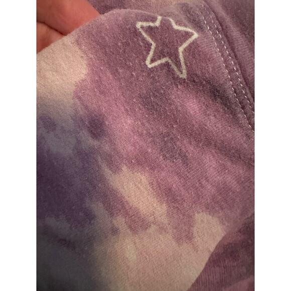 Wildfox purple tie dye star sweatshirt size large - Picture 6 of 11